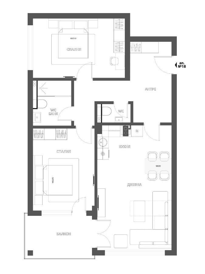 Premium Apartment Villa Aristo Светий Влас Екстер'єр фото